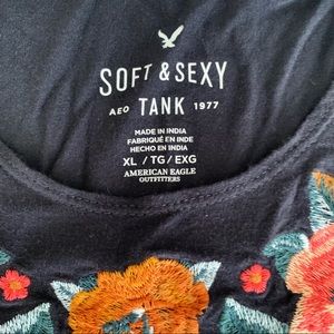 American Eagle Outfitters Tops - American Eagle Soft & Sexy Embroidered Tank American Eagle Outfitters Tops - American Eagle Soft & Sexy Embroidered Tank